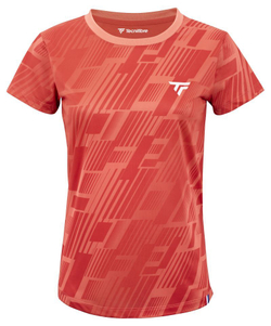 Женская теннисная футболка Tecnifibre X-Loop - красный