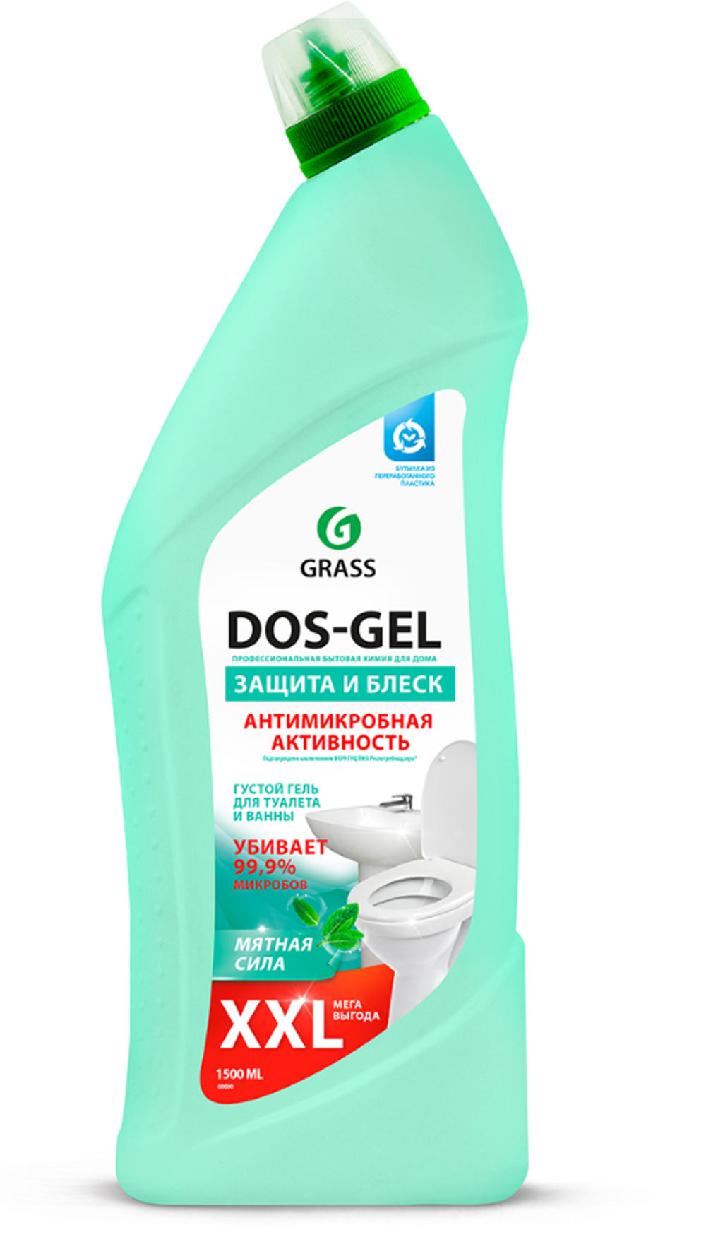 Чистящее средство для сантехники Grass Dos-Gel Мятная сила