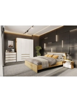 Кровать двухспальная 160х200 без основания Дуб Золотой