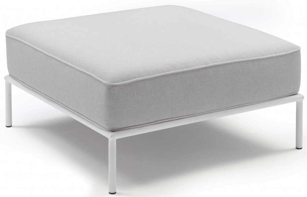 Пуф с подушкой Scab Design Flap, лен, белый