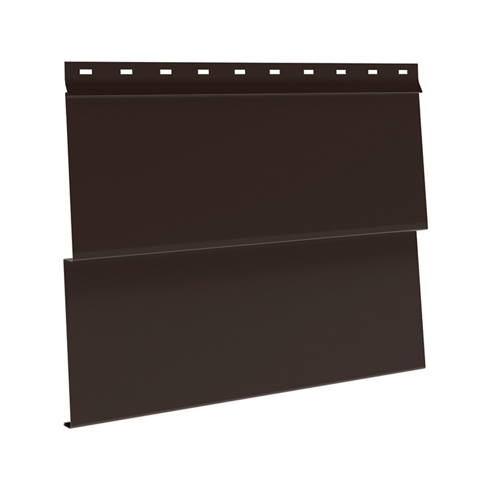 Металлический сайдинг AQUASYSTEM Скандинавская доска узкая двойная, 3 м