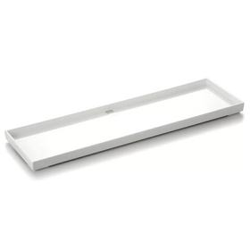 Блюдо,поднос меламиновый, белый 56,2*17*2,5см