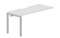 стол Polo 1580х680х750мм (с эргономичным вырезом) - приставной элемент