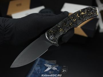 Нож складной CIVIVI Praxis C803J сталь клинка 9Cr18MoV, рукоять Carbon