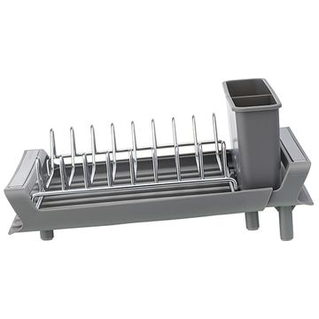 Сушилка для посуды atle раздвижная малая, серая