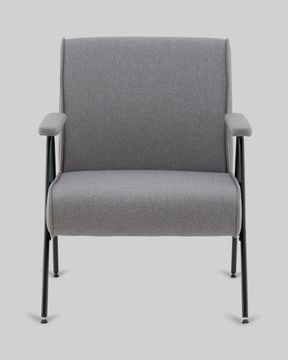 Кресло Эндино рогожка серый