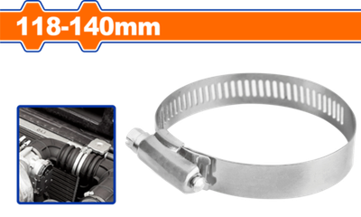Червячный хомут 118х140 мм 5 шт (25/250) WADFOW WHU2918