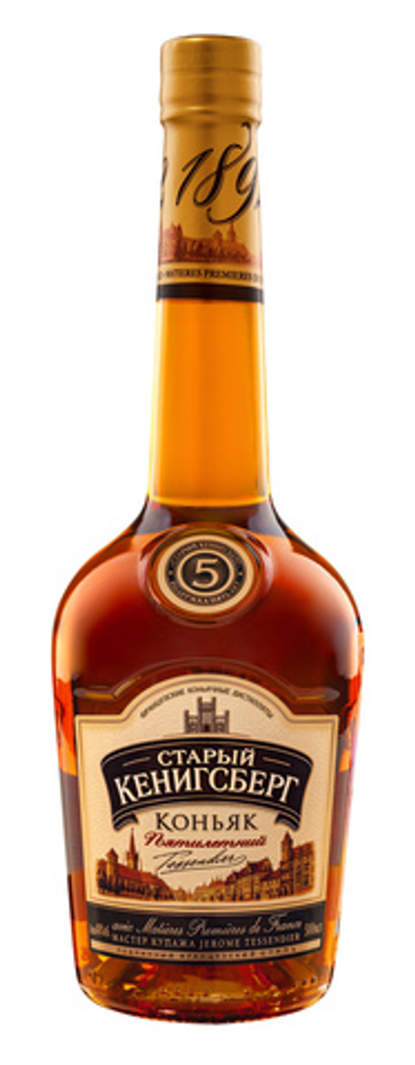 Коньяк Старый Кенигсберг 5 лет