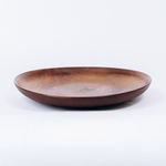 Деревянная плоская тарелка Art of Siberia из дерева сибирский кедр T129