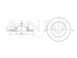 Проставка пружины задняя верхняя UNIO RMP-16113