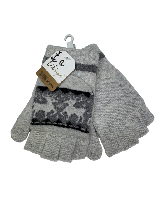 Варежки-перчатки.Без пальцев.Женские. Материал верха: Текстильные. Подклад: Шерсть.12 шт в упаковке, разные цвета.