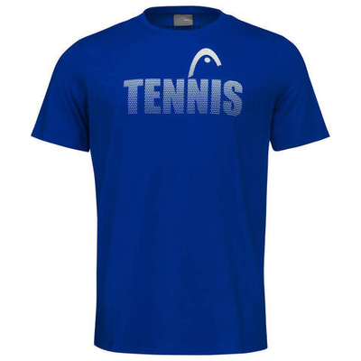 Футболка для мальчика теннисная Head Club Colin T-Shirt JR - royal blue