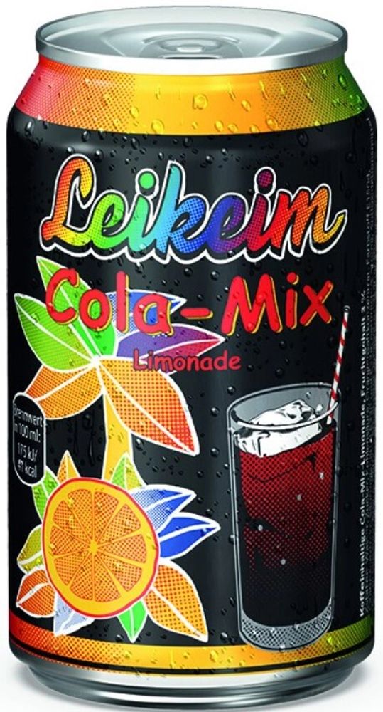 Газированный напиток Лайкайм Кола-Микс / Leikeim Cola-Mix 0.33 - банка