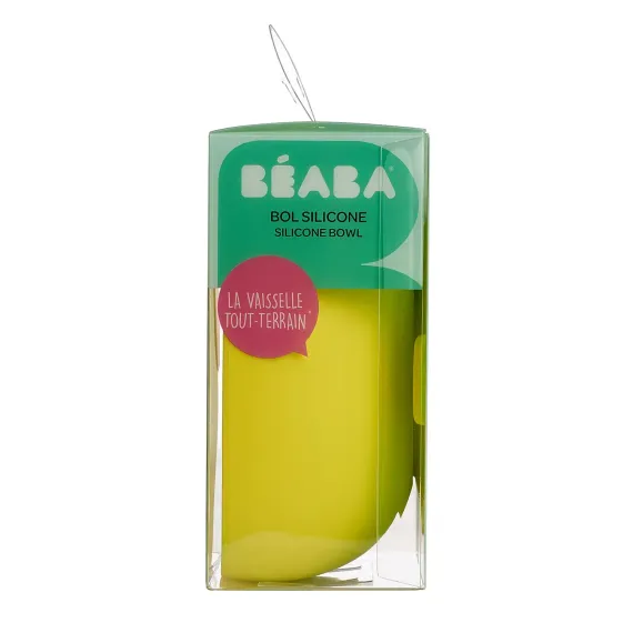 Миска из силикона Beaba Silicone Bowl With Suction Cup Green