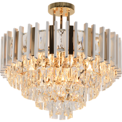 Люстра Rivoli Nicole 1041-308 8 х Е14 40 Вт хрусталь | Rivoli