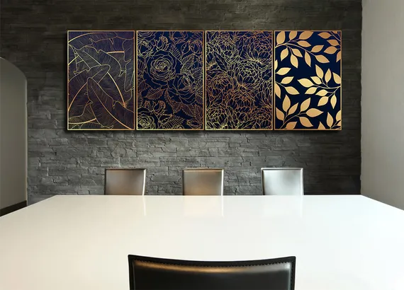 Модульная картина "Черное золото"