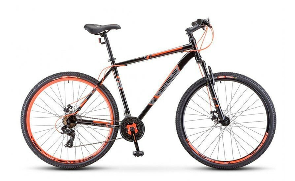 Велосипед 27.5" STELS Navigator-700 MD  р.21" черный-красный