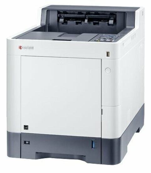 Принтер лазерный KYOCERA ECOSYS P6235cdn, цветн., A4, белый/серый