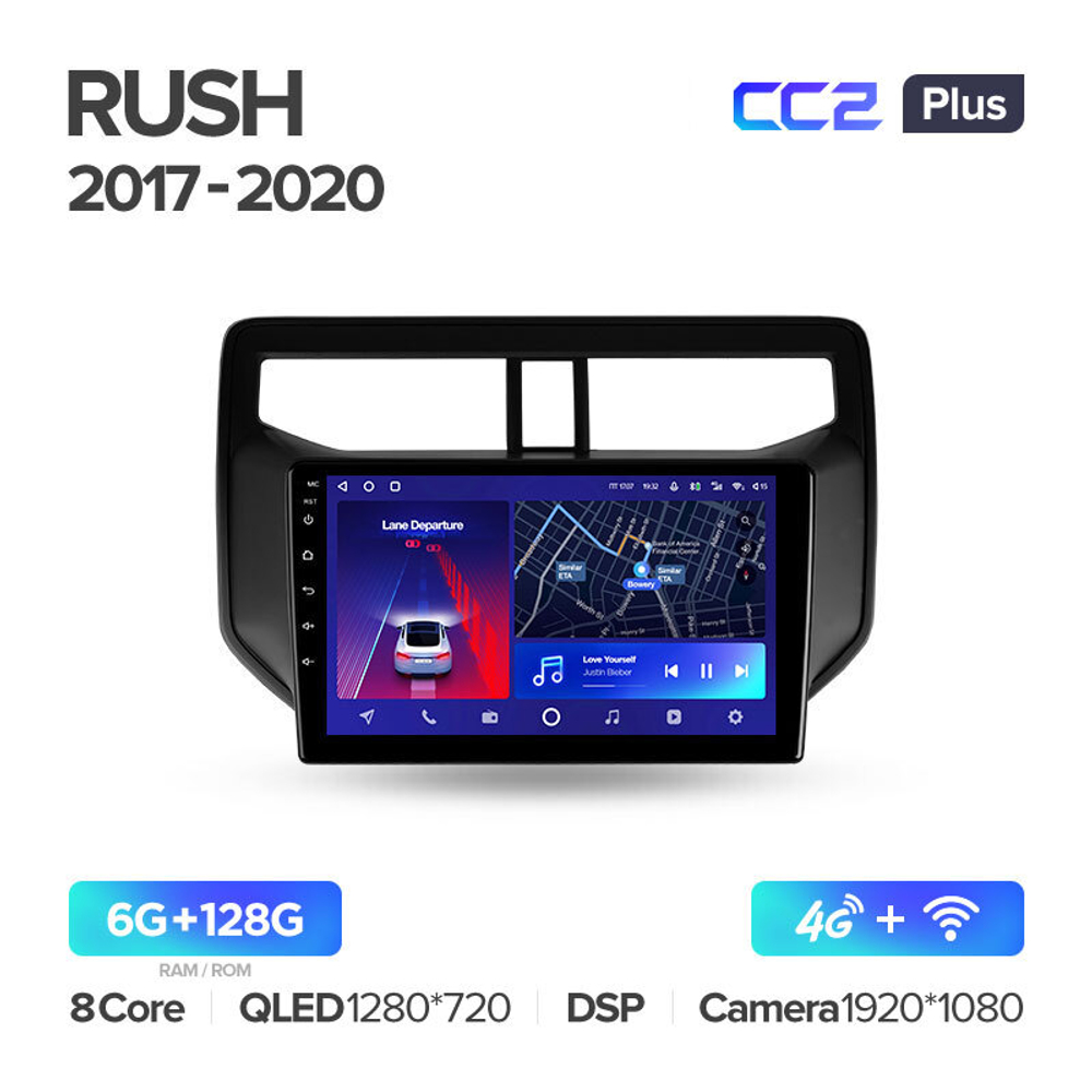 Teyes CC2 Plus  9" для Toyota Rush 2017-2020