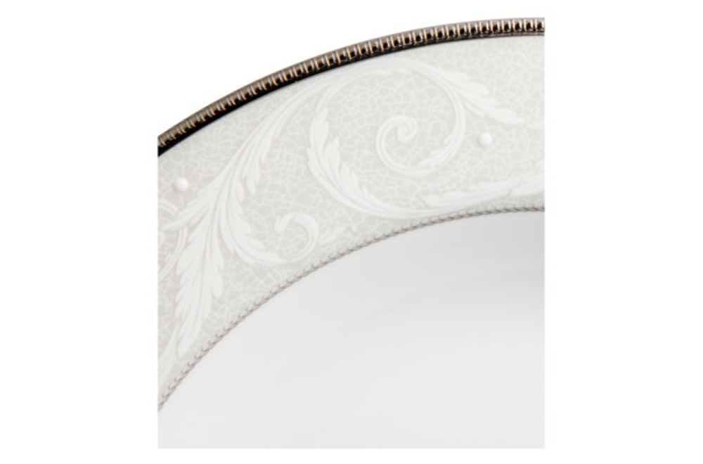 Тарелка суповая 23см Narumi Платиновый ноктюрн