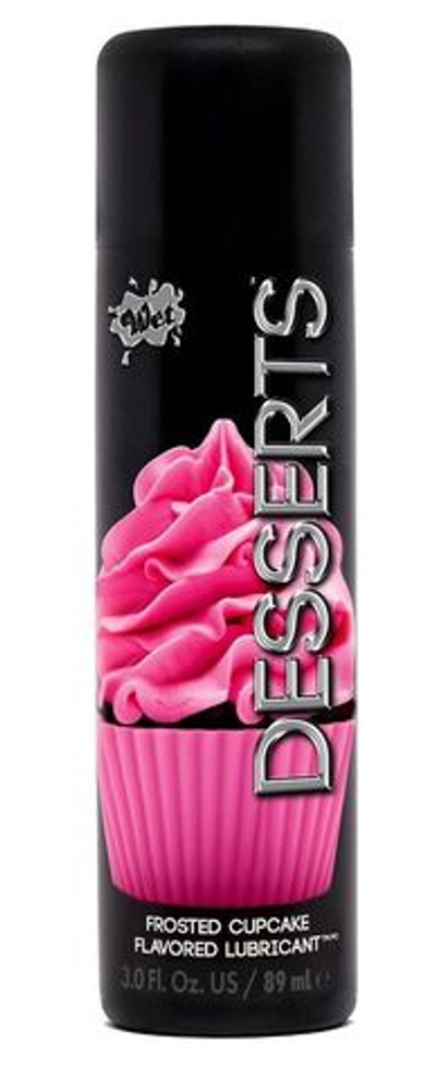 Лубрикант Wet Desserts Frosted Cupcake с ароматом капкейка - 89 мл.