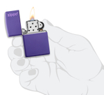 Зажигалка фиолетовая с логотипом Purple Matte ZIPPO 237ZL