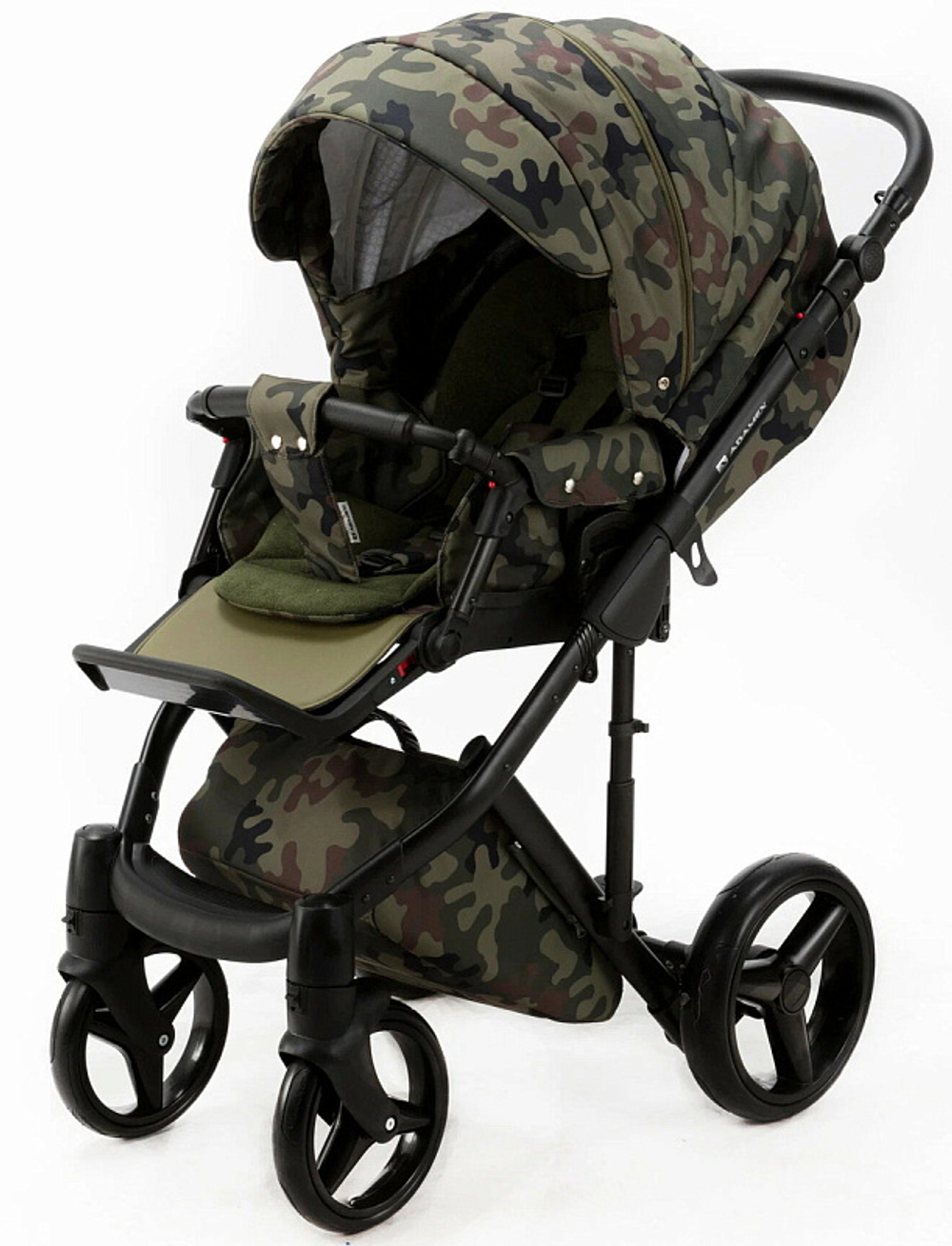 Детская коляска Adamex Luciano 2 в 1 Y122 ХАКИ