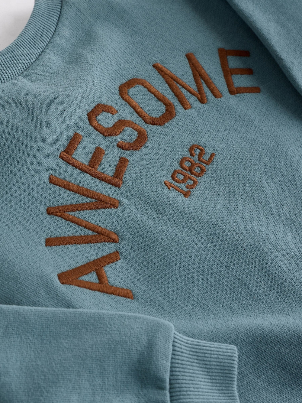 Свитшот и спортивные брюки в комплекте для малышей Next 984-910, Бирюзовый, Коричневый