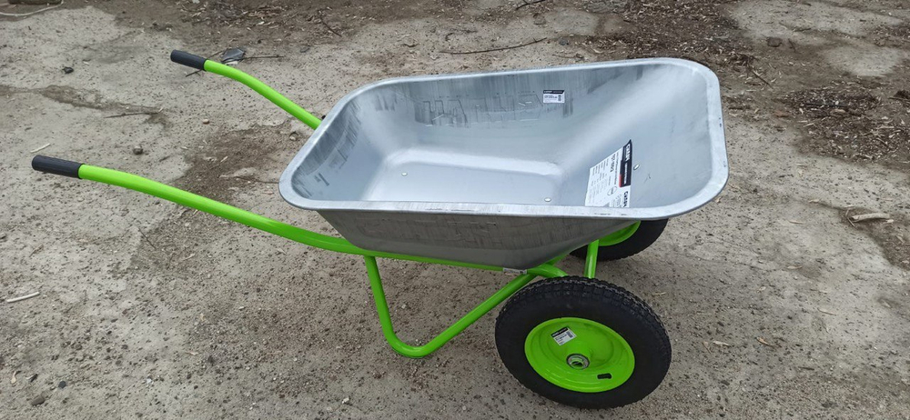 Тачка cтpoитeльная двухколесная СИЛАЧ ТСт-100/2