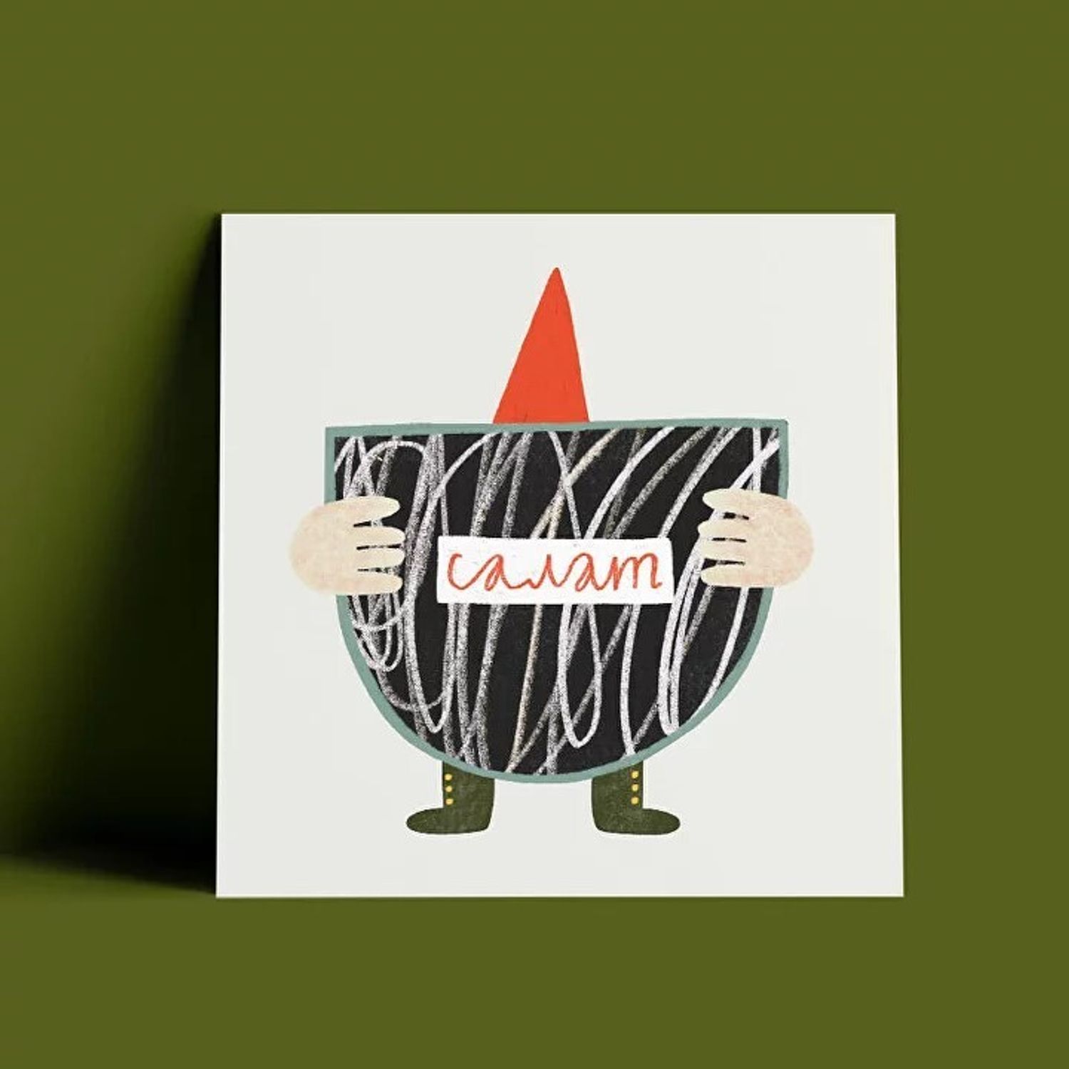 Открытка - Салат