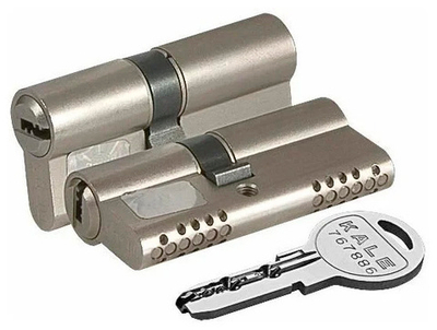 Цилиндр KALE 164  OBS SN/90 35х10х45 никель кл/кл
