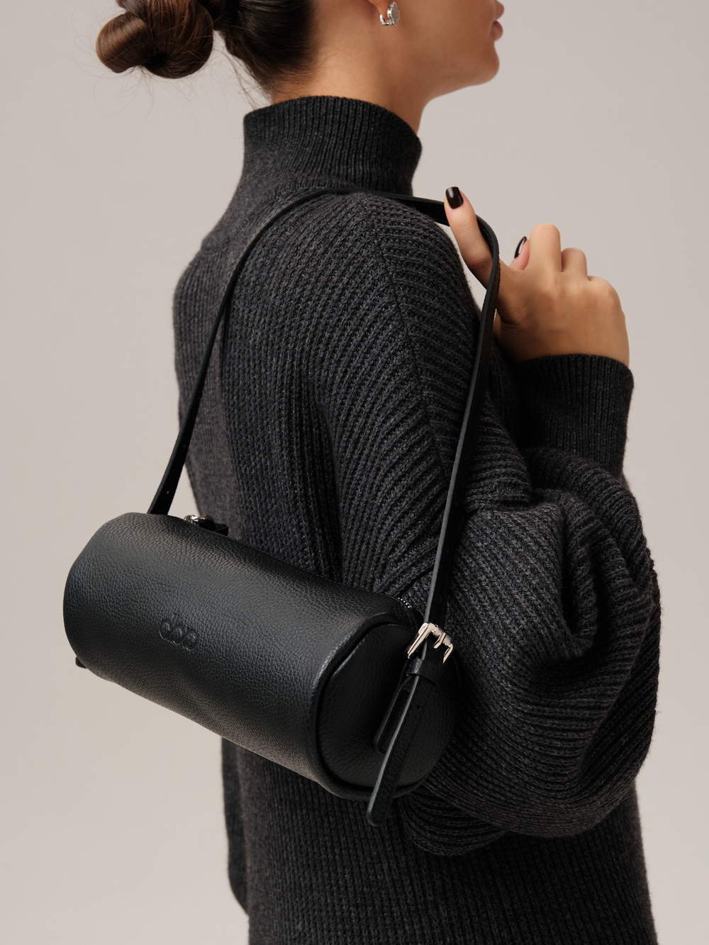 Кожаная сумка DBR 31343 черный