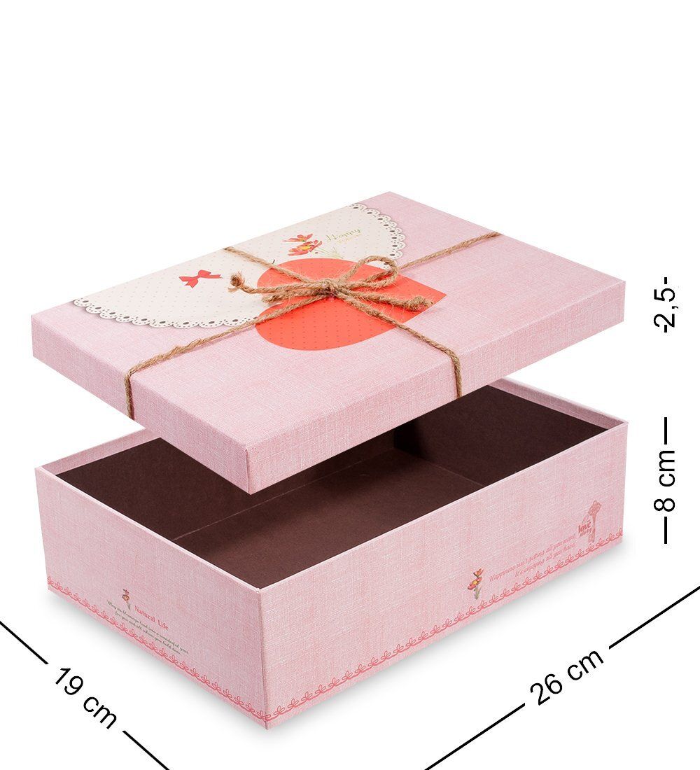 Packing Symphony WF-21/2-B Коробка «Прямоугольник» цв.розовый