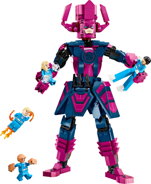 Конструктор LEGO Marvel 76316 Фантастическая четверка против Фигурка Галактуса-конструктора