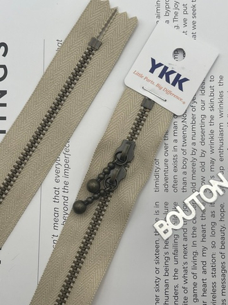 Молния YKK Металлическая двухзамковая неразъемная т3 арт 572