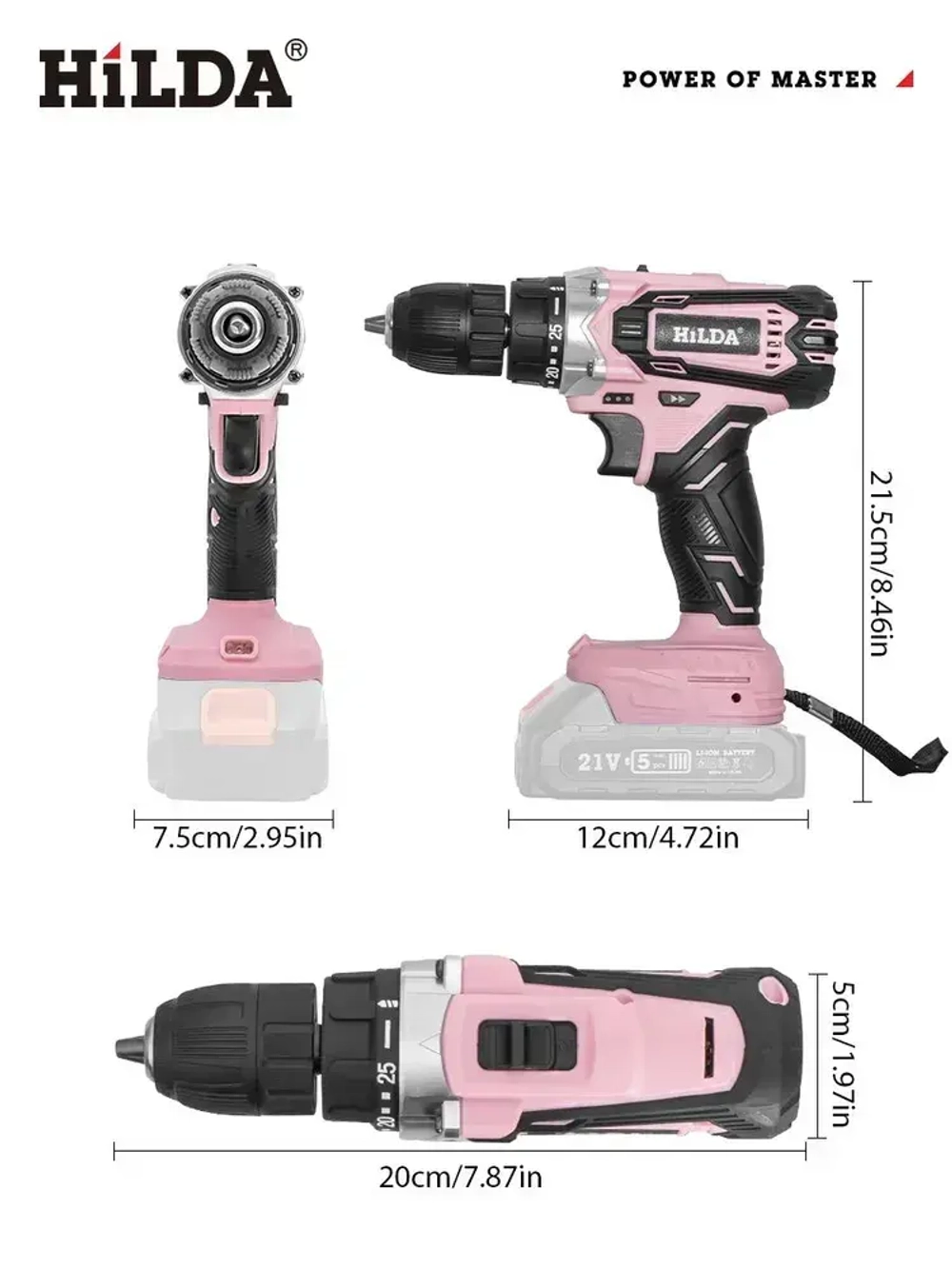 Дрель-шуруповерт,дрель шуруповерт аккумуляторная розовый