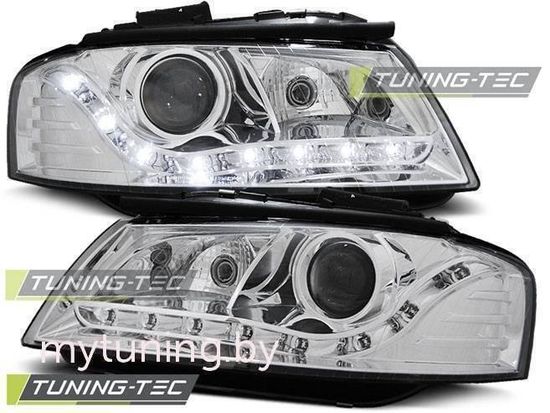 Передние фары Audi A3 8P daylight chrome