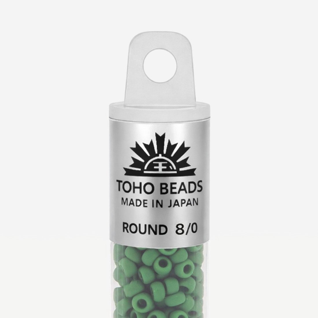 Японский бисер TOHO Round 8/0 (№47HF), непрозрачный матовый