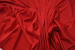 Шелк однотонный красный