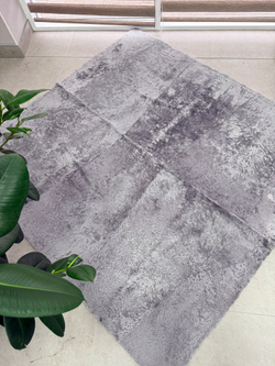 Ковер прямоугольный натуральный мех овчина, 200 х 170 см.