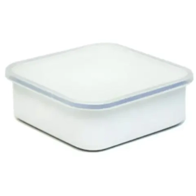Лоток эмалированный с пластиковой крышкой 1л 01-2507п