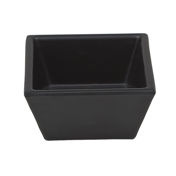 Соусник 30 мл 5,5*5,5 см h3 см квадрат. Black Finish пластик меламин P.L. Proff Cuisine