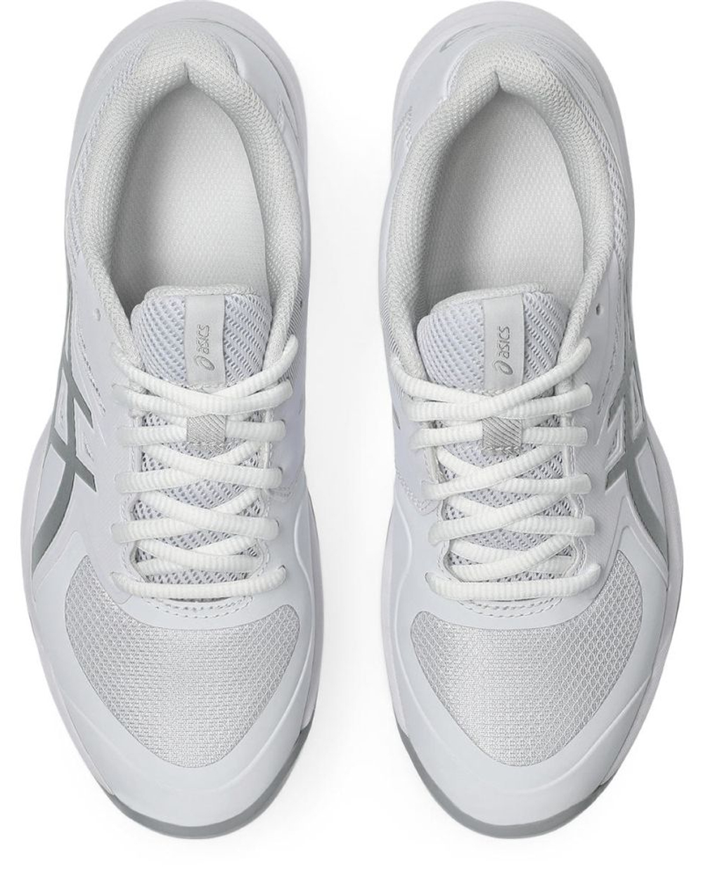 Женские теннисные кроссовки Asics Game FF Clay/OC - white/pure silver