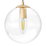 801002 Люстра SFERETTA E27 1х6W (led) E27 ЗОЛОТО/ПРОЗРАЧНЫЙ