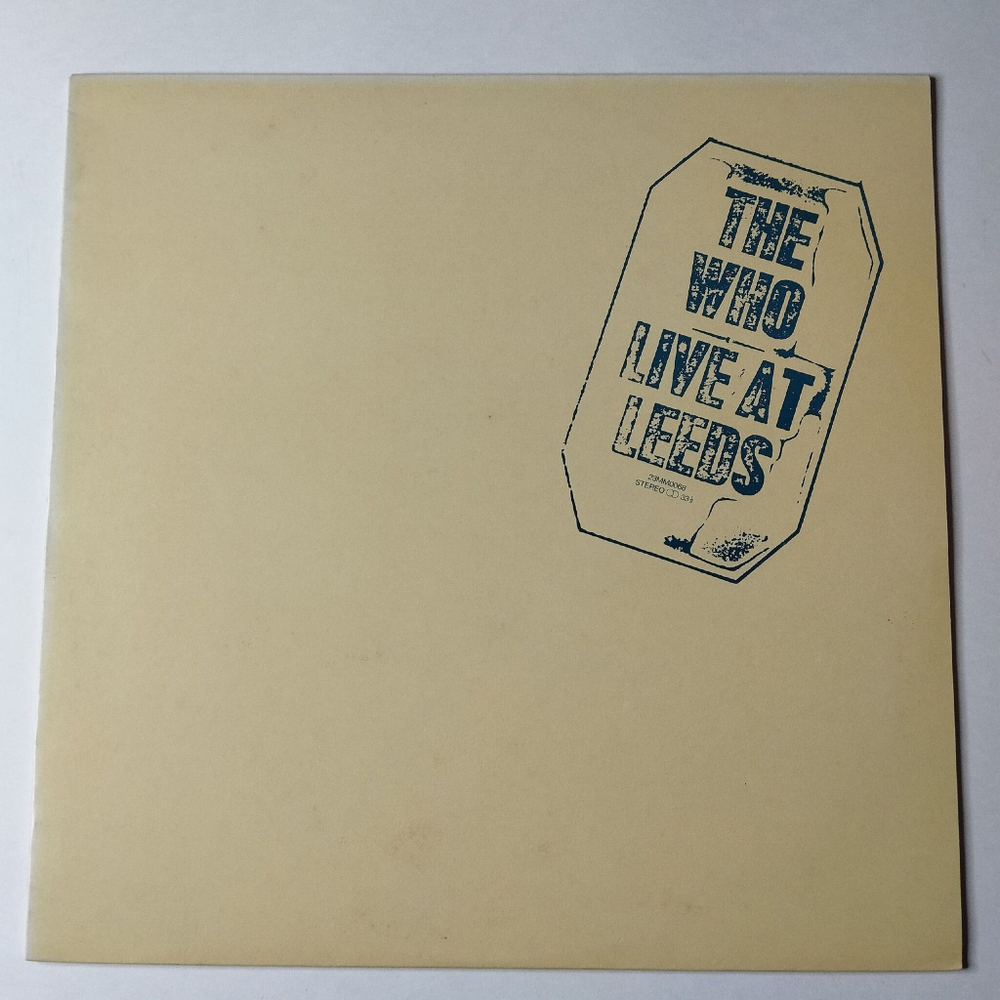 Винтажная виниловая пластинка LP The Who Live At Leeds (Japan 1980) (No Obi)