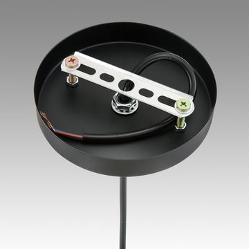 Подвесной светильник 1*E27 8056/1A черный/амбер Suspentioni Elenika Lumion