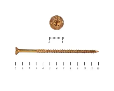 Саморез конструкционный по дереву 6*120 HIMTEX потайной