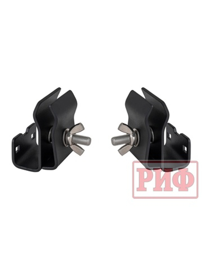 Кронштейны для крепления лопаты к алюминиевому багажнику (платформе) РИФ