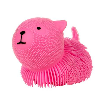 Мякиш волосатик Кошка 20 см, 4 цвета, пакет с-30410