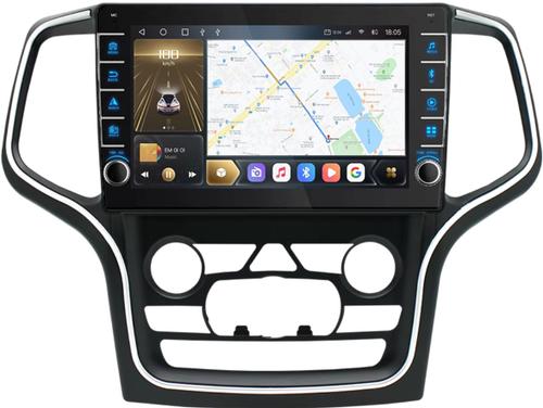 Магнитола для Jeep Grand Cherokee WK2 2013-2021 (взамен 8.4" экрана) - Kuberg EW-1076-2 (кнопки и крутилки), Android 12, Быстрая, CarPlay, 4G SIM-слот